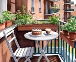 balkon i taras w Merkury Market