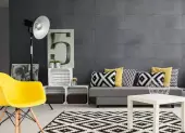 Beton architektoniczny w salonie — z czym laczyc?