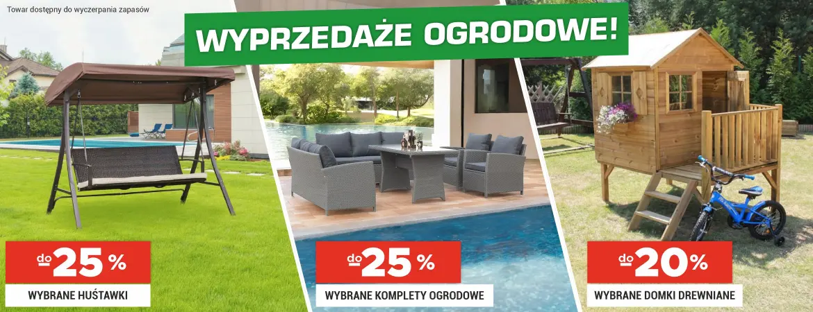 WYPRZEDAŻE OGRODOWE! - slajder
