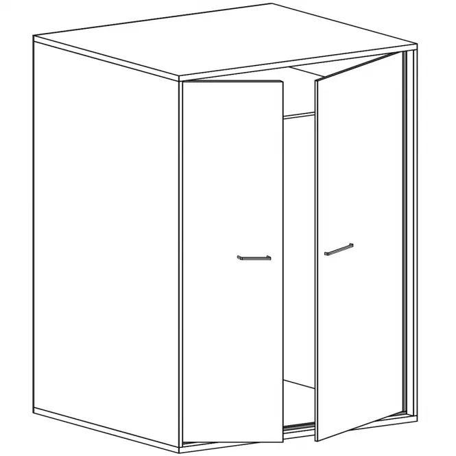 Szafa Mediolan M1 Natural Hikora