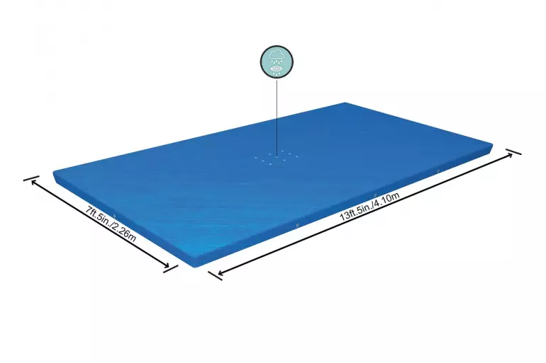 Przykrycie na basen prostokątny 4,00x2,11m 58107