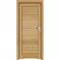 Drzwi wewnętrzne Donato 4 80L Dąb Europejski B639 / WC + podcięcie