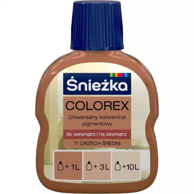 Śnieżka Pigment Colorex Orzech Średni 100ml