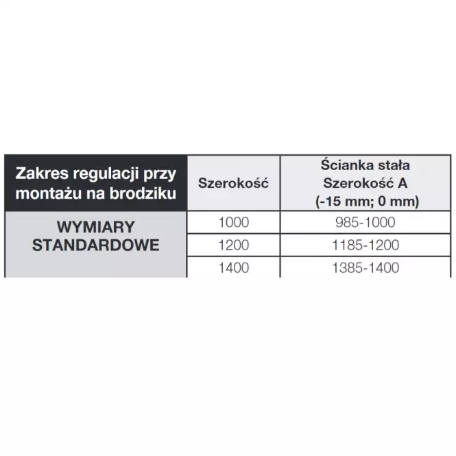 Walk-in z elementem ruch. CADUOG1001207