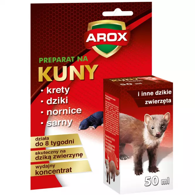 Płyn odstraszający kuny i inne zwierzeta 50 ml