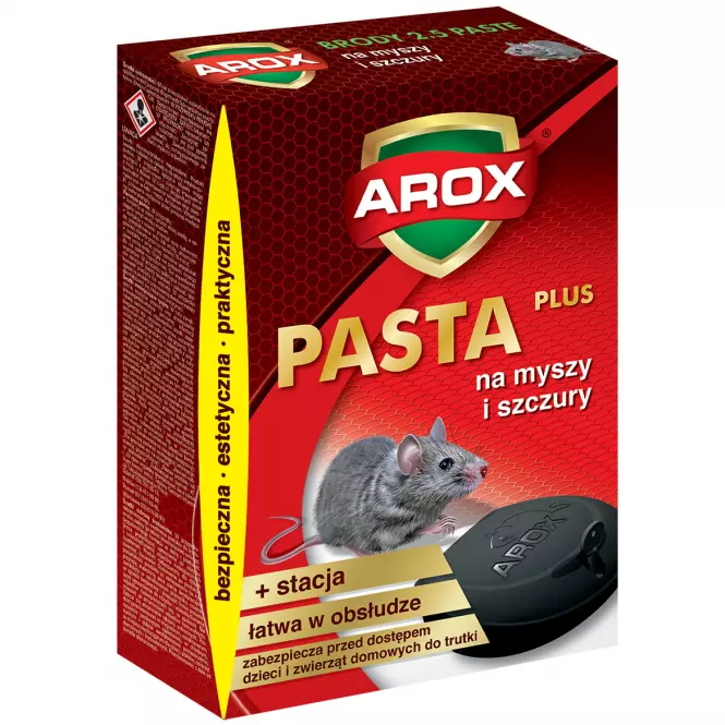 Stacja z pastą na myszy i szczury 100g+1szt