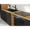 Szafka kuchenna Modena  60dk-210 2f czarny/dąb artisan,3