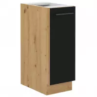 Szafka Kuchenna Modena  30d cargo bb czarny/dąb artisan