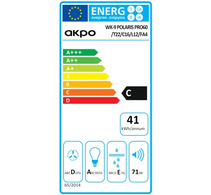 Okap WK-9 Polaris PRO 60 Czarny