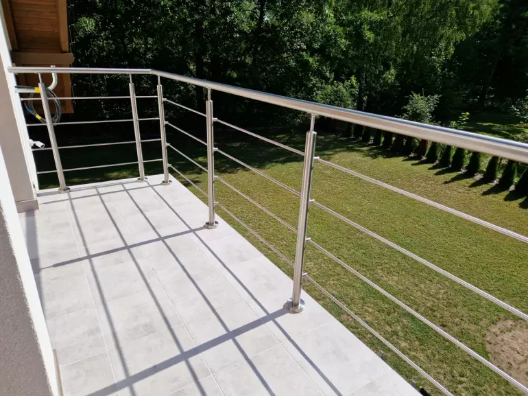 Słupek balustrady do montażu posadzkowego Ø42,4x970mm – 2szt
