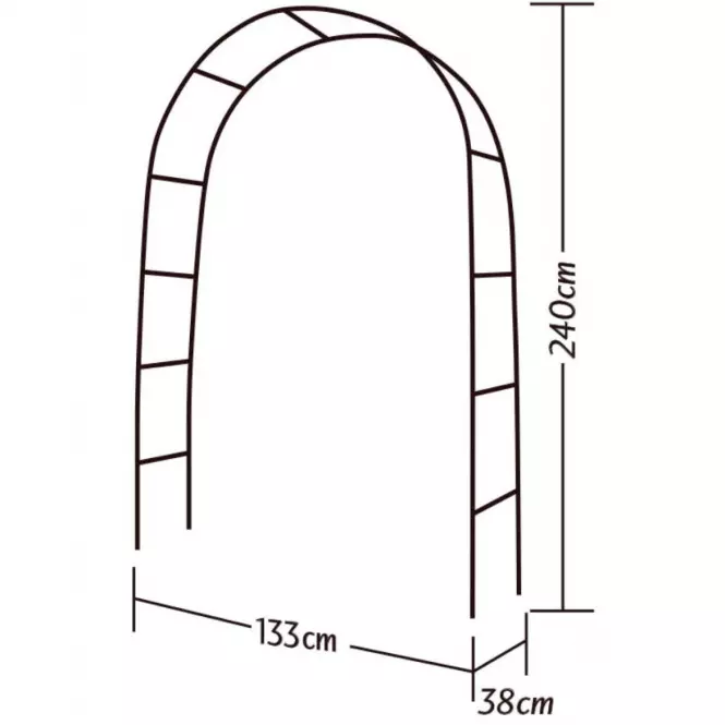 Pergola na różę GA-A 133x38x240