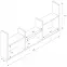 Półka Wisząca NR 18 Biały,3