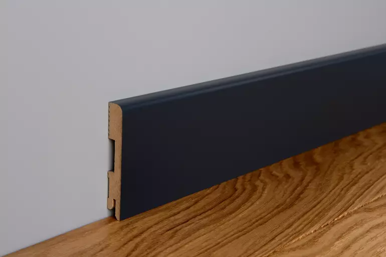 Listwa przypodłogowa MDF Foge LB1 100 czarny półmat