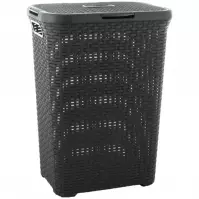 Kosz Na Bieliznę Style 60l 189211 Ciemny Szary