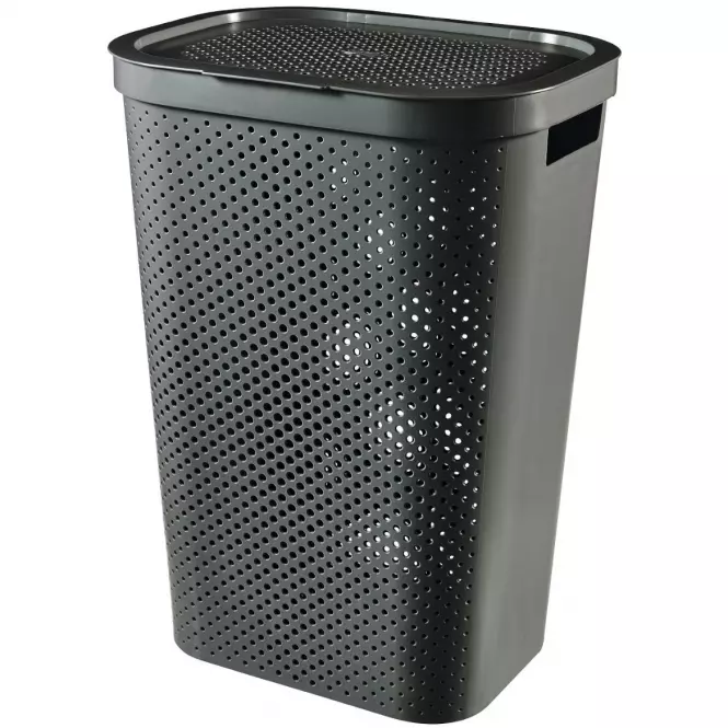 Kosz Na Bieliznę Infinity Recycled 245662 Ciemny Szary