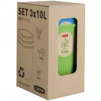 Zestaw Koszy Do Segregacji Śmieci 3x10l 249841