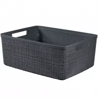 Koszyk M Jute 245713 Ciemny Szary 12l