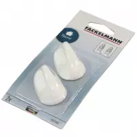 Haczyki Owalne Biale 2szt Cs 521192