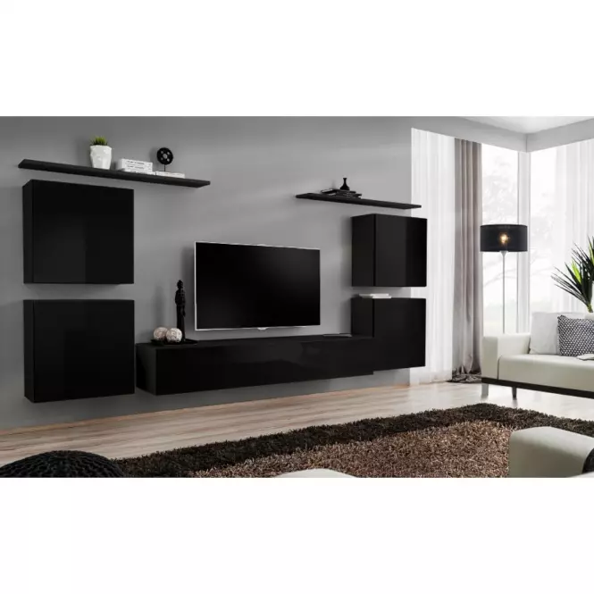 Meblościanka Switch IV Czarny