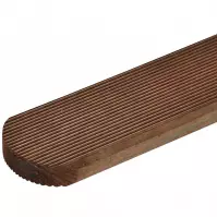 Sztacheta ryflowana brąz 2X9X150