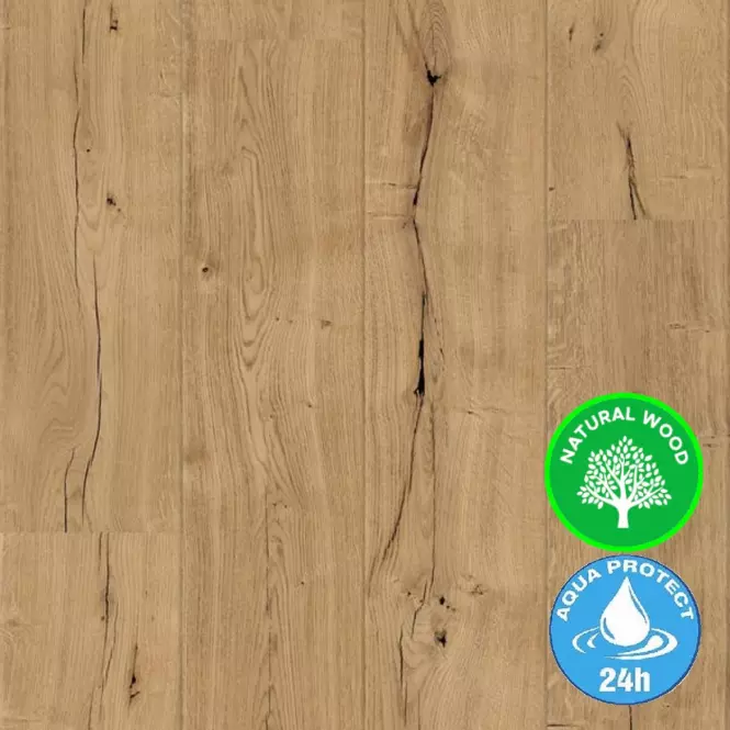 Panel podłogowy fornirowany Dąb Bradford 8.5mm Veneer Parquet Aqua O273