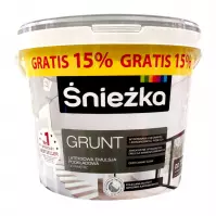 Lateksowa emulsja podkładowa do wnętrz Śnieżka Grunt 10l+15%
