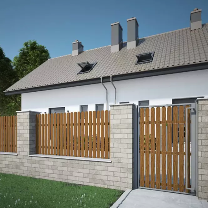 Sztacheta kompozytowa WPC 150X7X1 YC4 jasny brąz