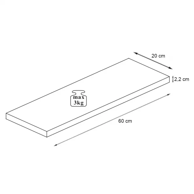 Półka Switch SW3 Grafit