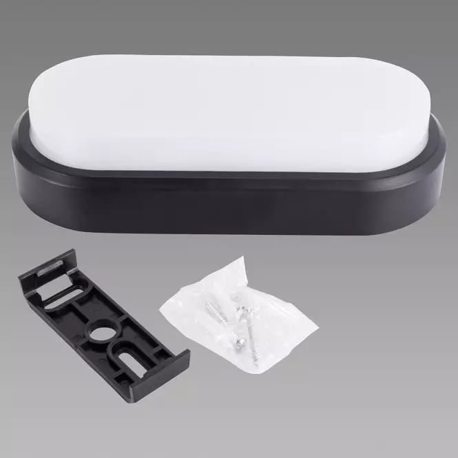 Plafon aron LED L 18W BLACK 4000K 03799