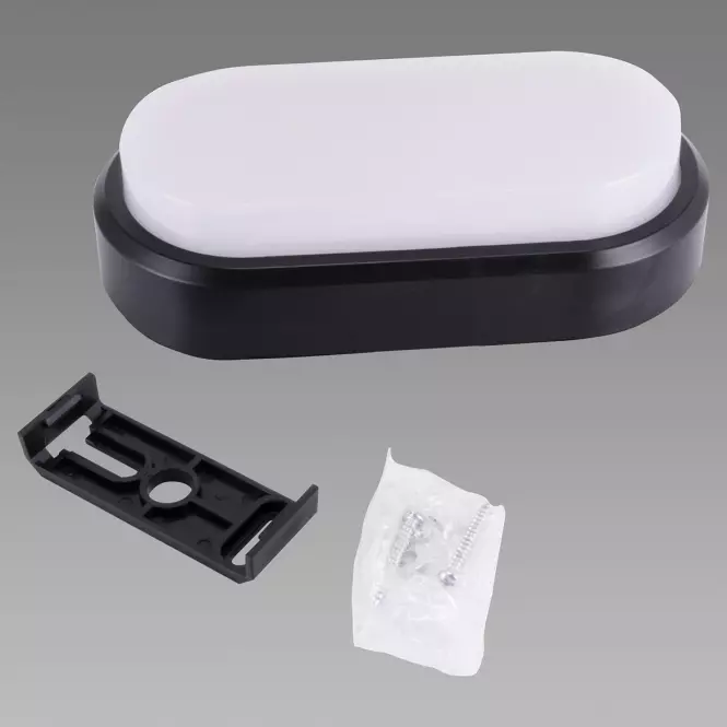 Plafon Aron LED L 12W Black 4000K 03798