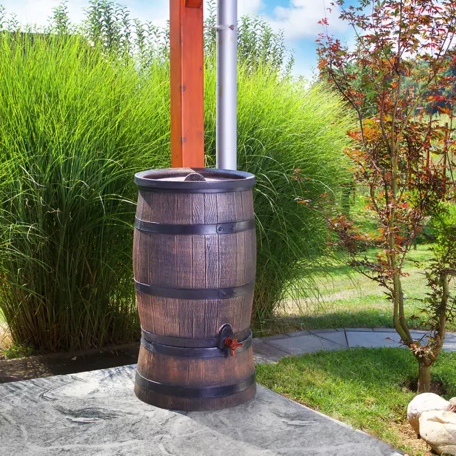 Stojak pod beczkę na deszczówkę 120L/140L/150L brązowy