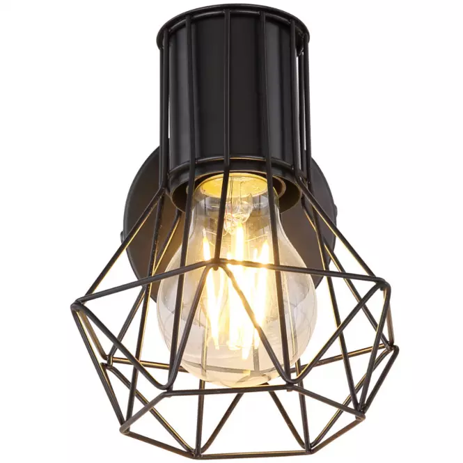 Lampa 54017-1 Czarny drut LS1