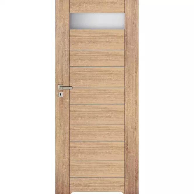 Drzwi wewnętrzne Vegas 1S 70P dąb sonoma WC + podcięcie