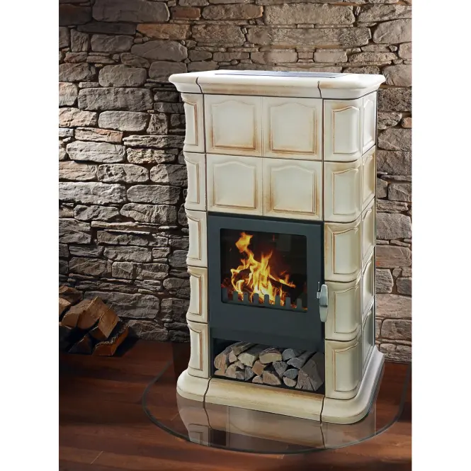 Piec kominkowy Wels creambrown 8KW