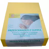 Prześcieradło jersey 160x200 kol. 5102 żółty