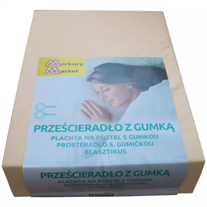 Prześcieradło jersey 140x200 kol. 4011 beżowy