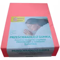 Prześcieradło jersey 200x220 kol. 6138 malinowy