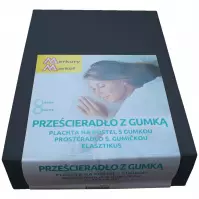 Prześcieradło jersey 200x220 kol. 6148 czarny