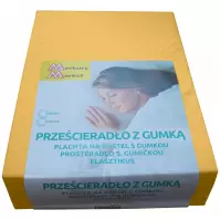 Prześcieradło jersey 90x200 kol. 5103 musztardowy