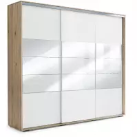 Szafa Milena A26 250 Lustro Craft Złoty/Biały