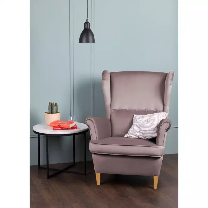 Fotel Royal Bluvel 91/naturalne