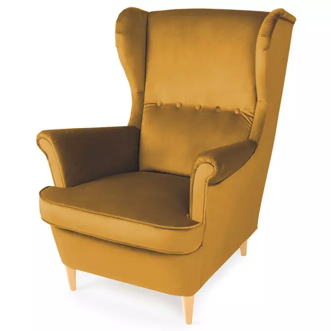 Fotel Royal Bluvel 68/naturalne