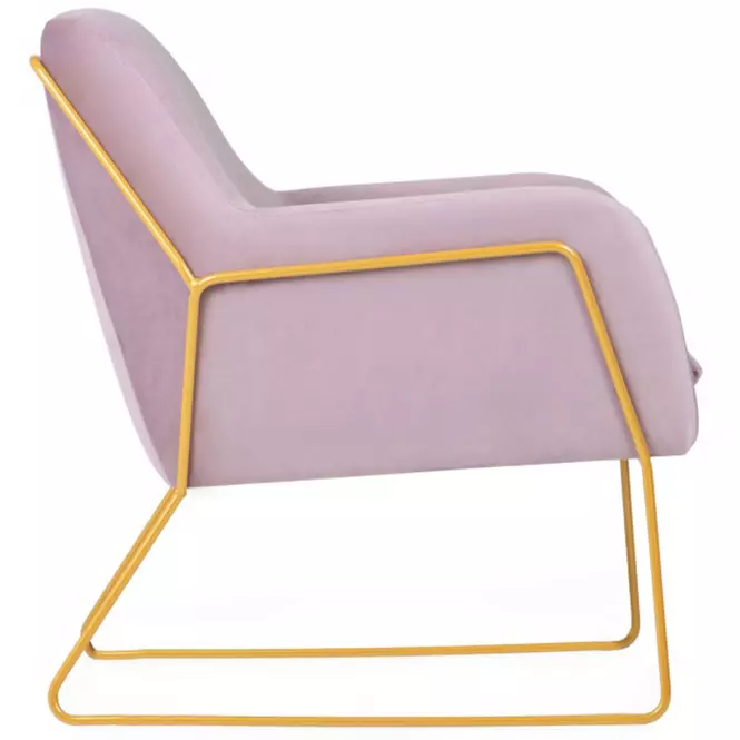 Fotel Milan Bluvel 91/złote