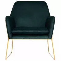 Fotel Milan Bluvel 78/złote