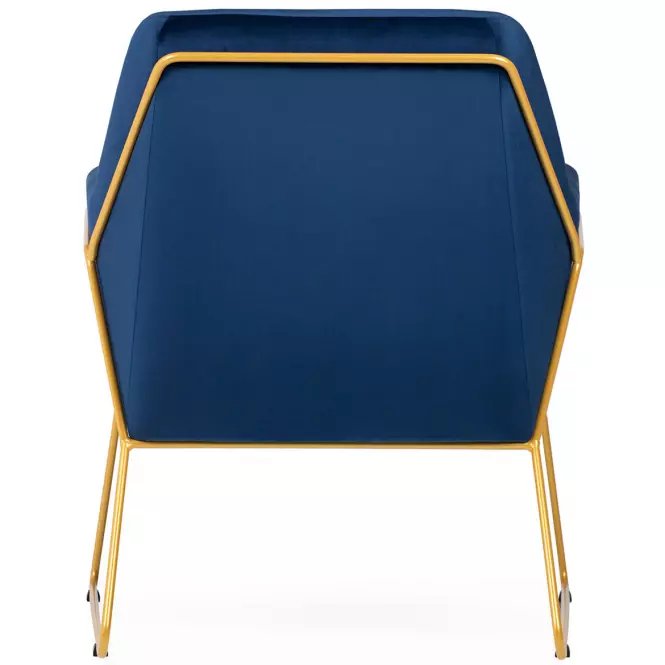 Fotel Milan Bluvel 86/złote