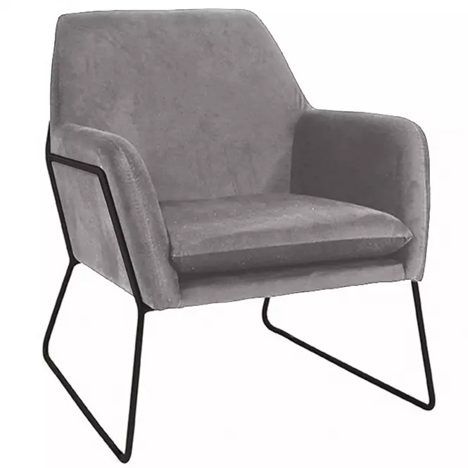 Fotel Milan Bluvel 14/nogi czarne