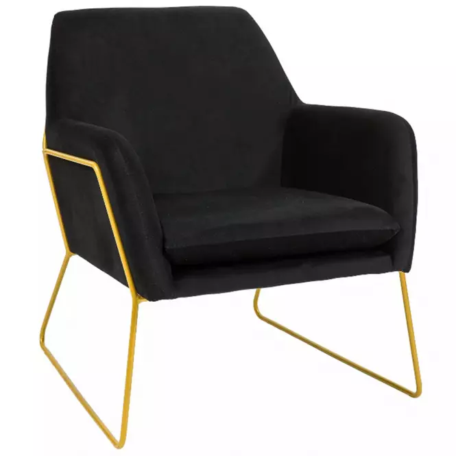 Fotel Milan Bluvel 19/złote