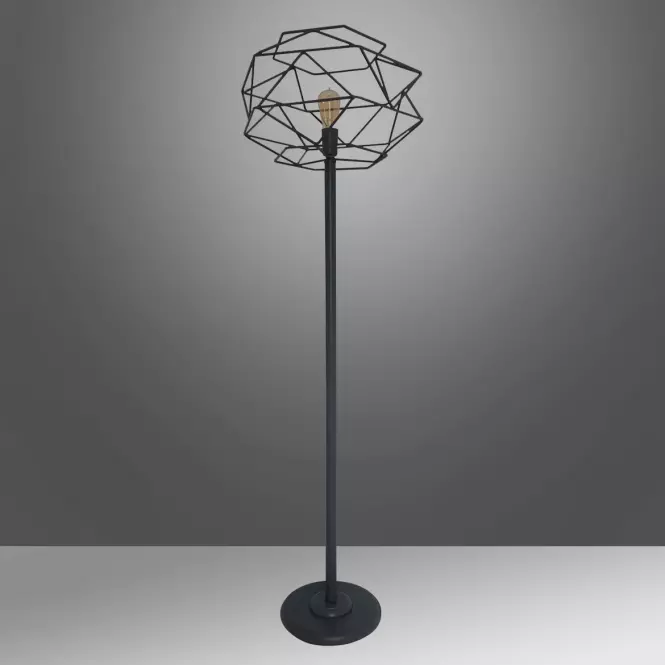 Lampa Cage 2697/LSW czarna LP1