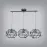 Lampa Cage 2701/Z-B-3 czarny LW3