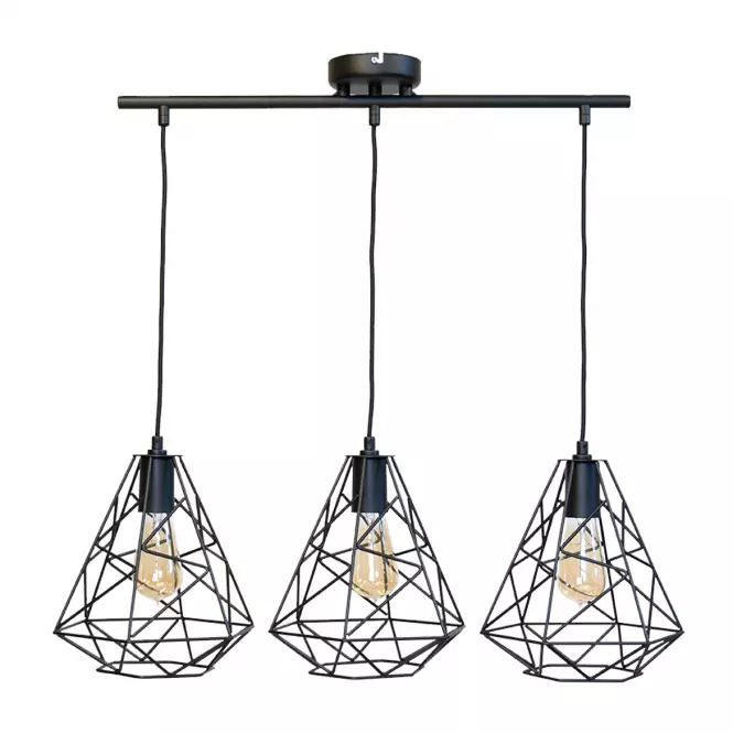 Lampa Smerek 2694/Z-B-3 czarna LW3